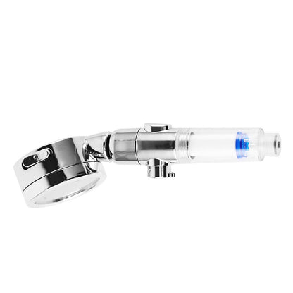 High pressure filtered shower head components